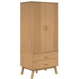  Ormar OLDEN smeđi 76,5 x 53 x 172 cm od masivne borovine | Eponuda.com