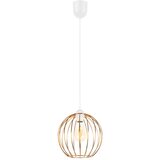 Luster na sajli MATT 1xE27/60W/230V bela/bakarna | Eponuda.com