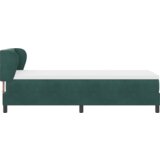 Box Spring Krevet s Madracem Tamno Zelena 80x200 cm Baršun | shoptok.hr