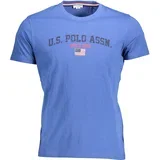 US POLO T-SHIRT SHORT SLEEVES MEN BLUE
