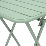 vidaXL Sklopivi Vrtni Stol Svijetla Zelena 55x55x73 cm Čelik | shoptok.hr