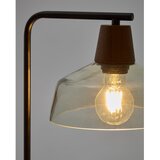 Kave Home Zelena/v temni naravni barvi namizna svetilka s steklenim senčilom (višina 55 cm) Silex – | Shoptok.si