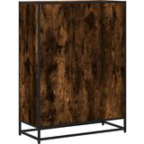 vidaXL Knjižna omara dimljeni hrast 80,5x35x107,5 cm inženirski les | Shoptok.si