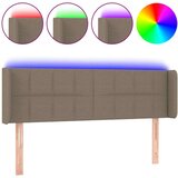  Posteljno vzglavje taupe 147x16x78/88 cm blago, (20953883) | Shoptok.si