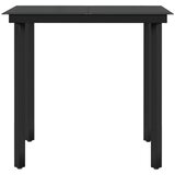  3-dijelni vrtni blagovaonski set s jastucima crni | shoptok.hr