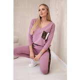 Kesi Set with a panther motif, dark pink | Shoptok.si