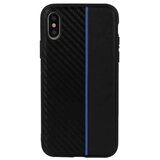 Moto CARBON MASKICA ZA SAMSUNG GALAXY A6 2018 CRNA S PLAVOM TRAKOM | shoptok.hr