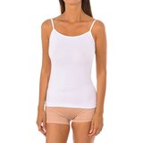 Kisses&Love Majice brez rokavov 700-BLANCO Bela | Shoptok.si