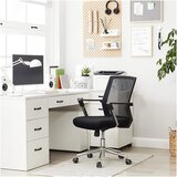 Songmics Pisarniški stol OBN83B, črn | Shoptok.si
