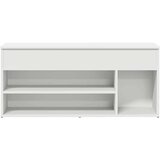  Klupa za cipele bijela 102x30 5x45 cm izrađeno drvo | shoptok.hr