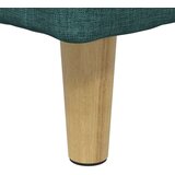  Otoman za pohranu Tamnozelena 40 x 40 x 45 cm tkanina - Tamnozelena 40 cm tkanina | shoptok.hr