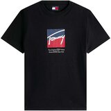 Tommy Hilfiger Majica tamno plava / svijetlo crvena / crna / bijela | shoptok.hr