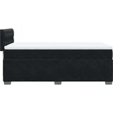 vidaXL Box spring krevet s madracem crni 100x200 cm baršunasti | shoptok.hr