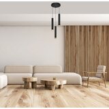  LED luster na sajli TUBA 3xGU10/6,5W/230V crna/zlatna | Eponuda.com