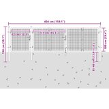  Vrtna vrata Čelik 400x100 cm Zelena | shoptok.hr