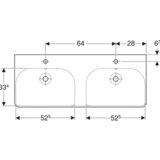 Geberit Umivaonik Smyle Square 500.223.01.1 (120x48)