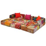  Modularni tabure za 3 osobe od tkanine s patchworkom | shoptok.hr