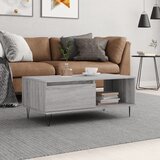 vidaXL Stolić za kavu boja sivog hrasta 90x50x36 5cm konstruirano drvo | shoptok.hr