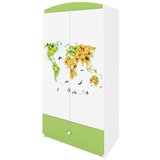  Dječji ormar - KARTA SVIJETA - zeleni | shoptok.hr