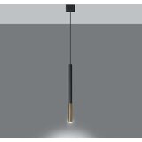  Obesna svetilka MOZAICA 1 črna/zlata, (21347491) | Shoptok.si