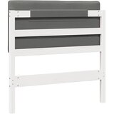  Tapecirani uzglavlje s uzglavljem Bijela i svijetlo siva 90 cm | shoptok.hr
