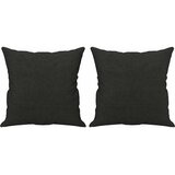  Dvosjed s ukrasnim jastucima crni 140 cm od tkanine | shoptok.hr