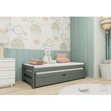 Lano Otroška postelja z dodatnim ležiščem Anis - 80x200 cm - Grafit