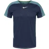 Nike Funkcionalna majica mornarska / turkizna / bela