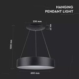  LED prigušiva luster na sajli LED/30W/230V | Eponuda.com