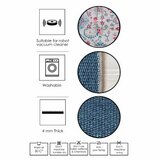 Conceptum Hypnose Woosonıl106 blueorangepinkgrey carpet (120 x 180) Cene