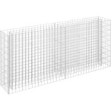 Furnova Visoka greda gabion pocinkano jeklo 180x30x90 cm, (21921290) | Shoptok.si
