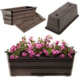 KADAX Balkonsko korito 40 cm Cvetlični lonček Stojalo za cvetlične lončke Stojalo za balkonske rože, (5000345959) | Shoptok.si