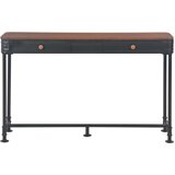 vidaXL Konzolni stol s 2 ladice 120 x 30 x 75 cm masivna jelovina | shoptok.hr