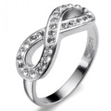  Ženski oliver weber infinity 925ag crystal prsten sa swarovski kristalima m ( 63029m ) Cene'.'