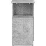  Bočni stolić boja betona 36 x 30 x 56 od konstruiranog drva | shoptok.hr