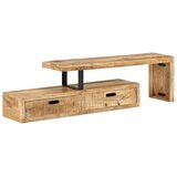TV stalak (118-200) x 30 x 40 cm Masivno drvo boje manga | shoptok.hr