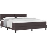 vidaXL Postelja z vzmetnico z vzmetnico Temno rjava 180 x 200 cm blago, (5000128426) Cene