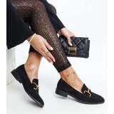 Gemre Black moccasins with a buckle Gibarti | Shoptok.si