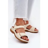 EVENTO Comfortable women's sandals with Velcro gold Iphiope | Shoptok.si