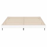  Okvir za krevet bijeli 200 x 200 cm od konstruiranog drva | shoptok.hr
