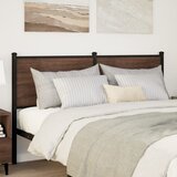 Maison Chic Posteljno vzglavje - Vzglavna omarica - Nočna omarica rjavi hrast 150 cm inženirski les in jeklo, (21709800) Cene