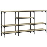  The Living Store Konzolna mizica sonoma hrast 160x29x80 cm inženirski les - Konzolna Mizica, (21442422) | Shoptok.si