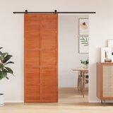 vidaXL Vrata za staju voštano smeđa 80 x 208 cm od masivne borovine | shoptok.hr