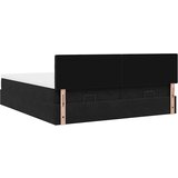 vidaXL Otomanski posteljni okvir z vzmetnicami črn 160x200 cm žamet, (21610739) | Shoptok.si
