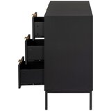 Livetastic ŠIROKA KOMODA, črna | Shoptok.si
