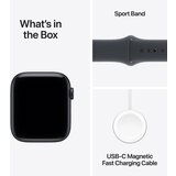Apple Watch SE 3 Cellular 44mm S/M Plava MEPH4ZR/A Aluminijsko kucište Ponocna Sportska narukvica Ponocna | shoptok.hr
