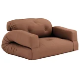 Oranžen raztegljivi kavč 140 cm Hippo - Karup Design