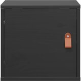  Zidni ormarići 2 kom crni 31,5 x 30 x 30 cm od masivne borovine | shoptok.hr