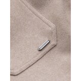 Ombre Men's lightweight fleece jacket with viscose - beige | shoptok.hr