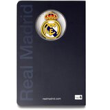 REAL MADRID Bilježnica A5 s 3D grbom, 120 stranica Slike